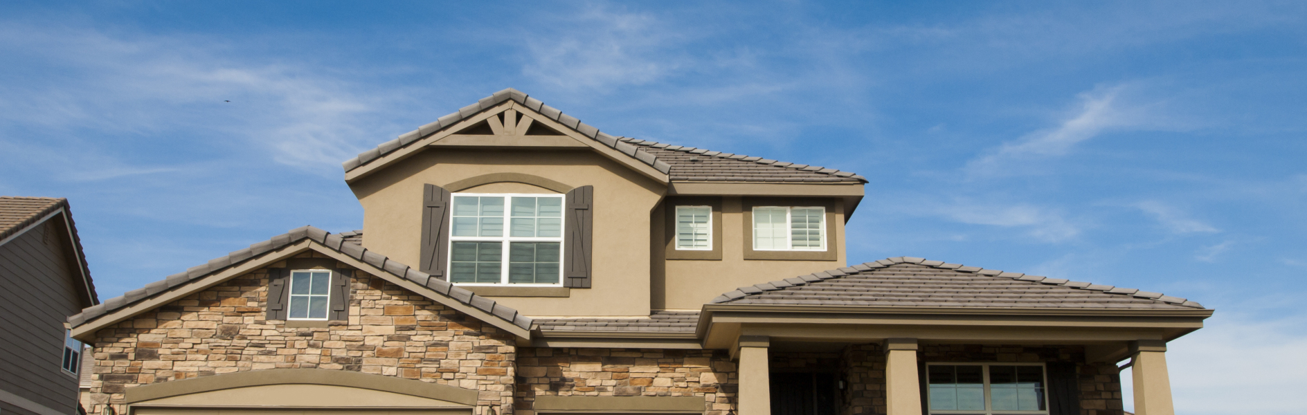 the front of a house